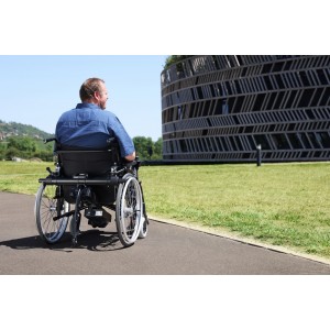 Turn your manual wheelchair into a powerchair with wheelchair power assist feature image