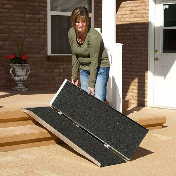 PVI Singlefold Portable Folding Wheelchair Ramp