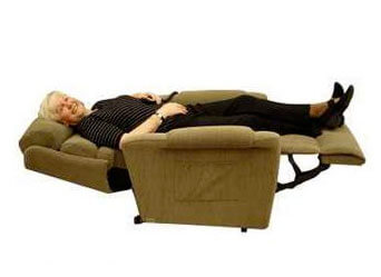 lay flat with 2 motor full recline with full extended footrest