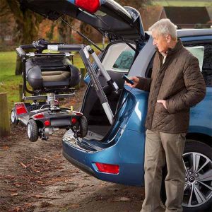 Lift wheelchairs, powerchairs and scooters into the rear of your vehicle using Smart Lifter