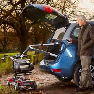 Autochair Smart Lifter LP for lifting wheelchairs and scooters into vehicle