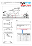 Autochair calculating the drop bar measurements