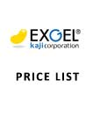 EXGEL price list
