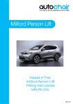 Nissan X-trail fitting instructions for Milford