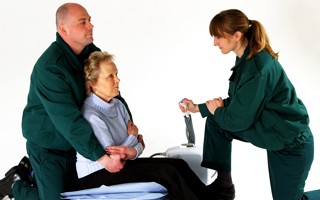 Safe patient handling with Mangar Elk chair lift