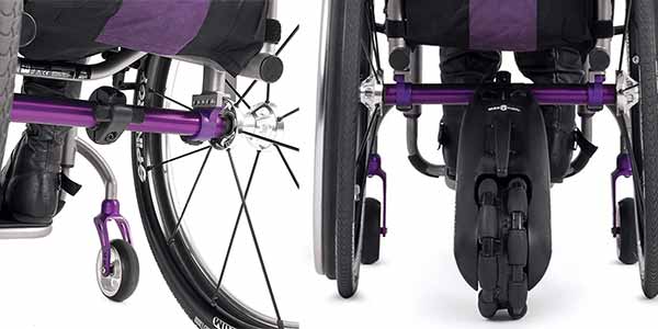 Smartdrive power assistance clips on easily to most wheelchairs