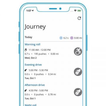 PushTracker App - track your journey.