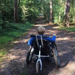 Trekinetic GTE handles outdoor bush trails.