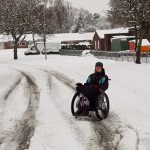 Trekinetic GTE at the snow.