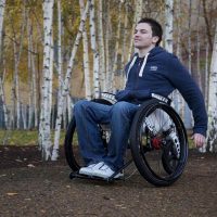 Outdoor terrains with the K2 manual wheelchair.
