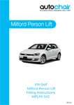 Volkswagen Golf fitting instructions for Milford
