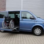 Wheelchair lifting into vehicle using the cassette K70 from AMF Bruns.